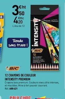 crayons de couleur BIC