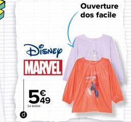 DISNEY MARVEL  549  Lebe  Ouverture dos facile 