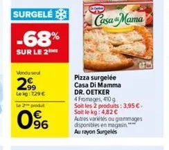 pizza surgelée dr. oetker