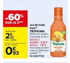 jus de fruits tropicana