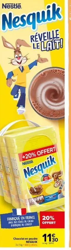 chocolat nesquik