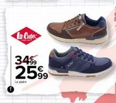 lee cooper  34% 25%9  la paire 