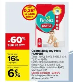 culotte pampers