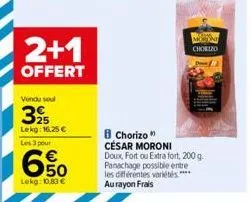 chorizo césar moroni