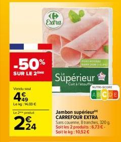 jambon Carrefour