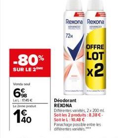 déodorant Rexona