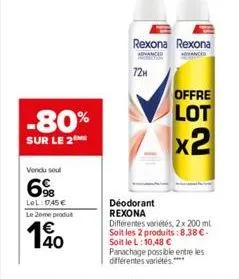 déodorant rexona