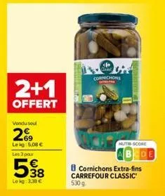 cornichons carrefour