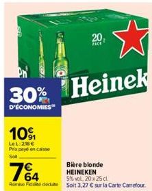 bière blonde Heineken