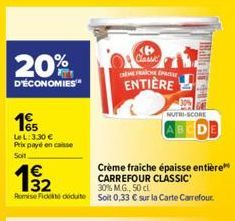 crème fraîche Carrefour