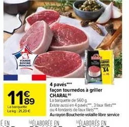 filets charal