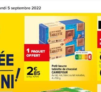 tablette Carrefour