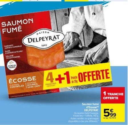 saumon fumé Delpeyrat