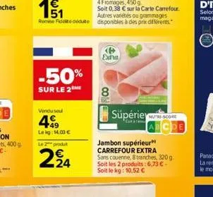 jambon carrefour