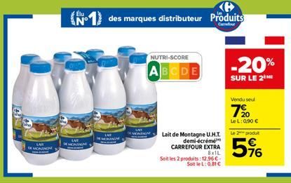 lait Carrefour