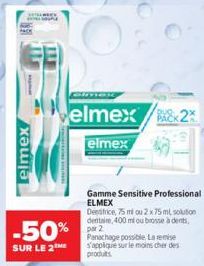 brosse à dents Elmex