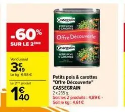 petits pois cassegrain