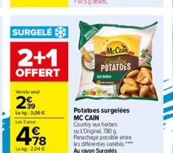 surgelés McCain