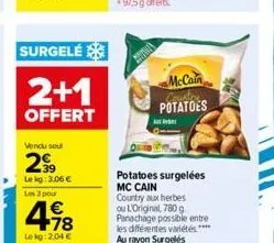 surgelés mccain