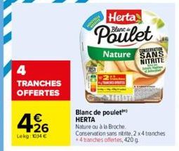 blanc de poulet Herta