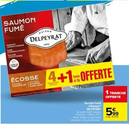 saumon fumé delpeyrat