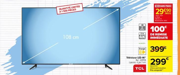 téléviseur LED TCL