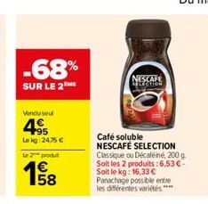 café soluble Nescafé