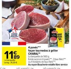 filets Charal