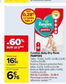 culotte Pampers