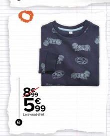 899 599  Lesweat-shirt  COMOP  675  prze 