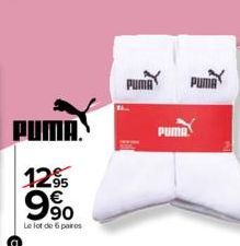 PUMA.  12.95 9⁹0  Le lot de 6 paires  PUMA PUMA 