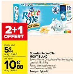 vanille Mont blanc