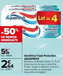 soldes Aquafresh