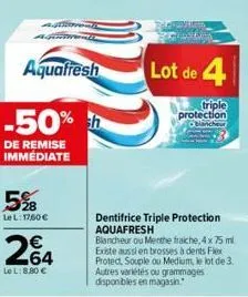 soldes aquafresh