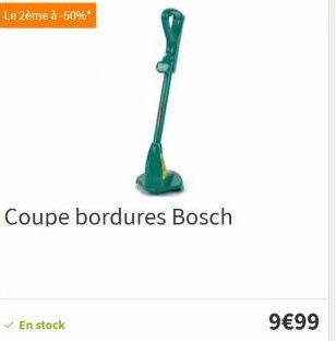 Le 2ème à -50%*  Coupe bordures Bosch  ✓En stock 