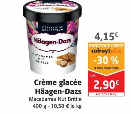 Crème glacée Haagen -Dazs