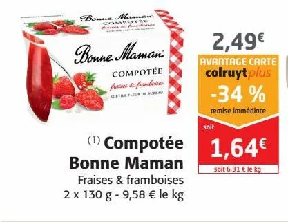 compotée bone maman 