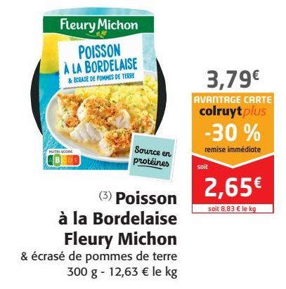 Poisson à la Bordelaise Fleury Micchon 