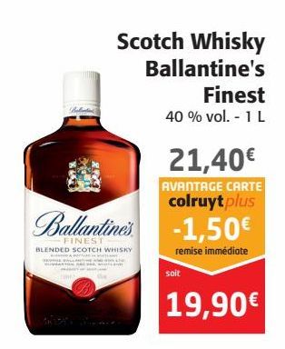 Sotch whisky Ballantine's
