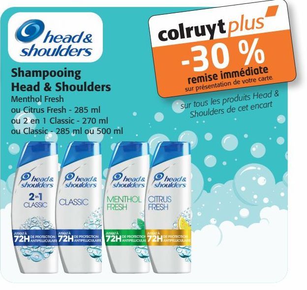 Shampoing head & Shoulders