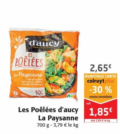 Les Poelées d'aucy La Paysanne