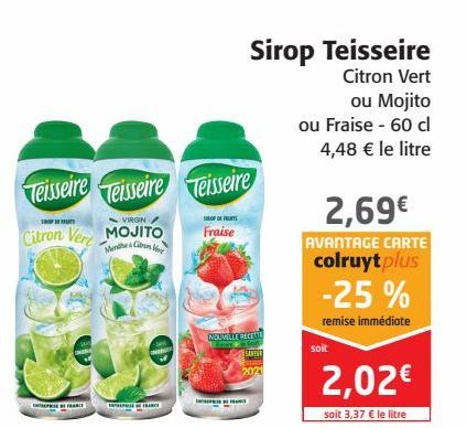 Sirop Teisseire