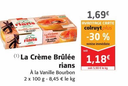 La Crème Brulée Rians