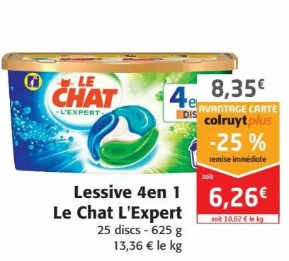 lessive 4 en 1 le chat l'expert 