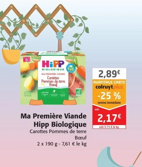 ma première viande hipp biologique 