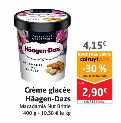 Crème glacée Haagen-Dazs