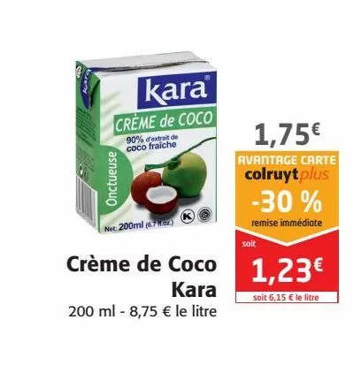 crème de coco kara