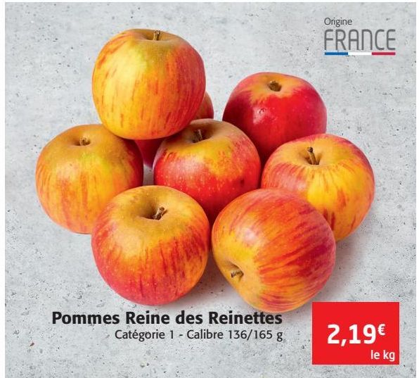 Pommes Reine des Reinettes 