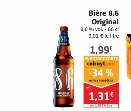 Bière 8.6 Original