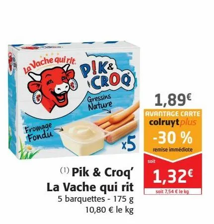 pik et croq' la vache qui rit 